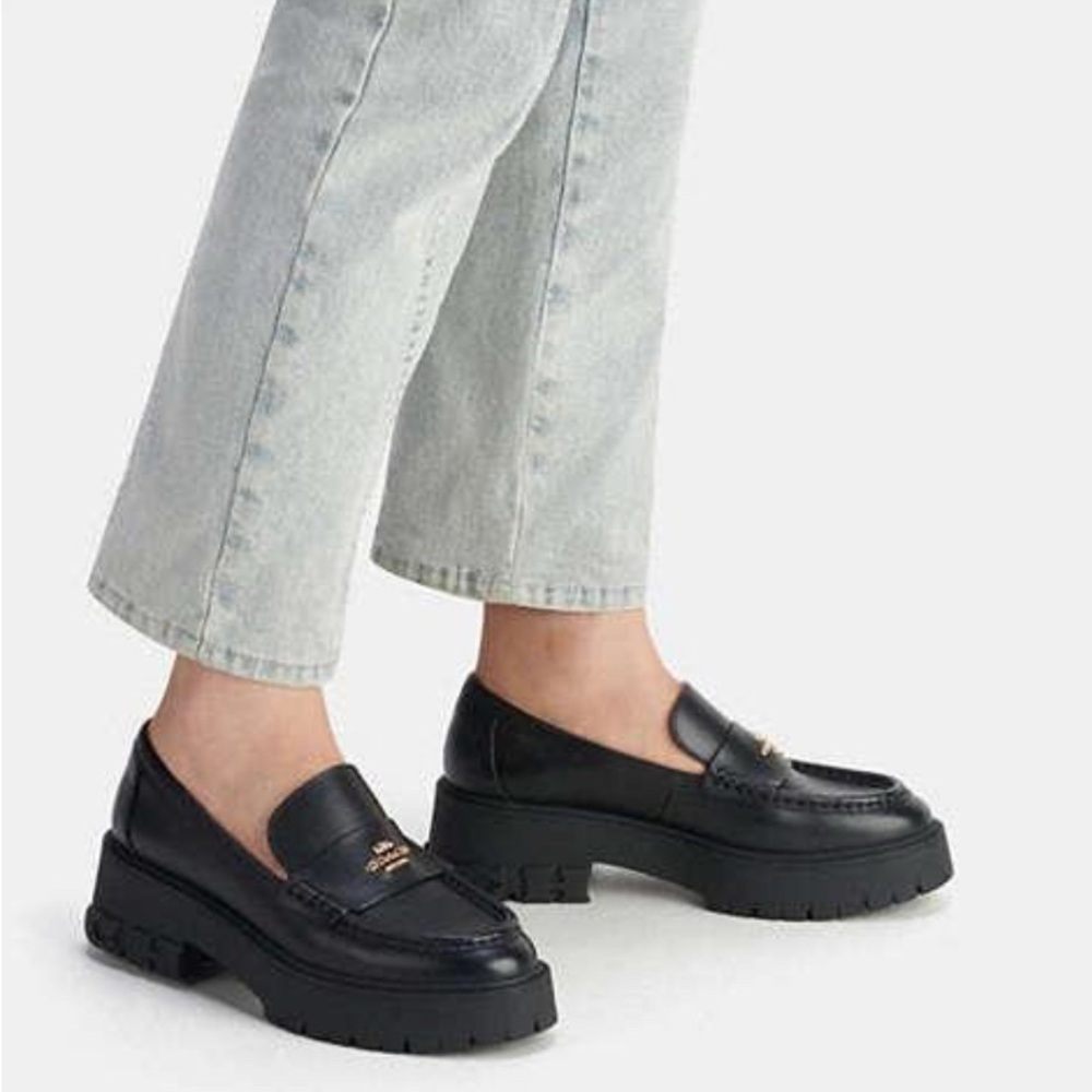 Coach Ruthie Leather Loafers